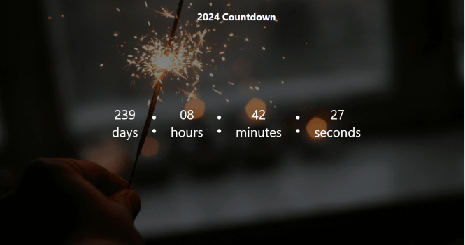 React New Year Countdown